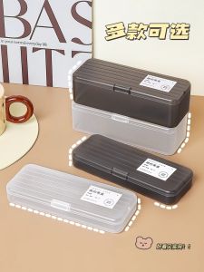 Hộp Đựng Bút Chì Dung Tích Lớn Trong Suốt Hộp Đựng Đồ Dùng Học Tập Đơn Giản Hộp Đựng Bút Chì Màu Hộp Đựng Bút Chì Sáp Hộp Đựng Bút Chì