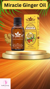 Premium Ginger Essential Oil – Natural Warming & Nourishing Treatment for Skin Body Massage & Wellness (30ml)