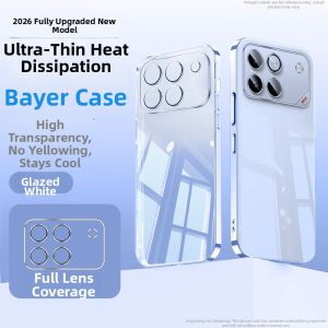 Newyu | Drop-Resistant All-around Lens Protection Ultra-Thin Soft Electroplated Silicone Ice Touch Feeling Transparent Phone Case