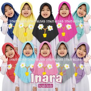 Jilbab Anak Inara  Lucu / Jilbab Anak Bunga / Hijab Anak Lucu / Hijab Anak Paud / Kerudung Anak Bergo Murah / Kerudung Instan Anak Permpuan / Bergo Anak TK Jersey / Jilbab Jersey Anak / Jilbab Hijab Kerudung Anak Bergo Lucu Murah Kekinian Terbaru