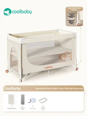 cool baby | Adjustable Easy-connect Portable Baby Bed