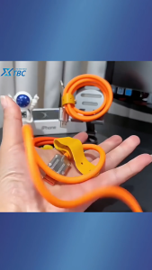 XTBC Kabel Data 120W Fast Charging Micro USB / Type-C / iOS Lightning Konektor Mutar 180° Rotasi 1M Ditenun Desain Cyber Mech