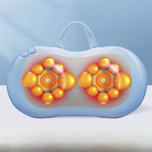 Chigo Neck Massager Automatic Kneading Pillow Back Shoulder Full Body Home Use Massage Device Long Rectangular Shape USB Powered