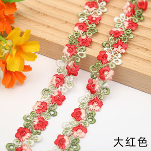 Thêu Hoa Nhỏ Viền Ren Nhiều Màu Sắc Tinh Tế DIY Cổ Áo Quần Áo Phụ Kiện Thêu Ren Viền Nhỏ