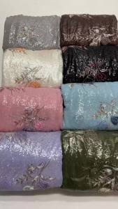 African Heavy Sequins Beaded Lace Fabric 2026 Nigerian 3D Flower Embroidered Groom Wedding Party Dress Sewing High Quality Lace