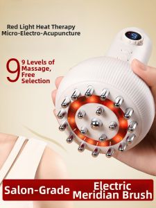 Electric Gua Sha Instrument Full Body Universal Meridian Brush Abdomen Shoulders Neck Back Massage Tool Digital Brand New You