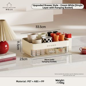 MODERN SWEETHOME | Double Layer Drainable Cup Organizer