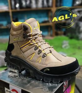 Sepatu Safety Boots Pria Ujung Besi Sepatu Safety Pria Work Safety Boots AGL"s FOOTWEAR