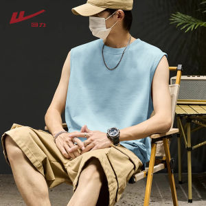 Warrior | Summer Loose Thin Large Size Cotton Mens Sleeveless Tshirt L