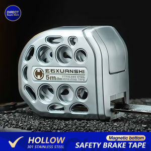 Premium Retractable Magnetic Tape Measure – Stainless Steel Hollow Design for Electricians Carpenters & DIY Anti-Corrosion Tool