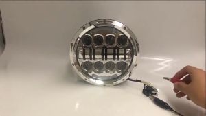 LED 300W ทรงกลม สูงต่ํา 7 นิ้ว DRL Halo Angle Eyes LED Headlamp ส่งจากไทย สําหรับรถจี๊ปออฟโรดรถ Atv รถบรรท Halley Yamaha มอเตอร์ผสม