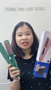 Máy dập xù chân vuông Zlife Z359 cao cấp máy bấm tóc dập xù chân tóc tạo hiêu ứng tóc dày tạo kiểu cho tóc không  hư tổn cho tóc 4 mức chỉnh nhiệt máy làm tóc tốt bảo hành 2 năm