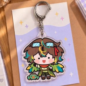 Bandai | for Unstable Universe Spokeishere Parrotx2 Wemmbu Flamefrags Fanmade Acrylic Keychain Ornament Backpack Pendant Cute Fans Gift