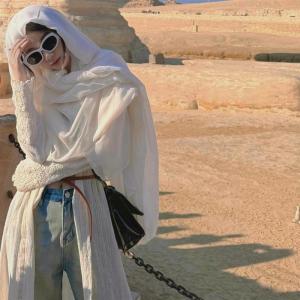 ผ้าพันคอไหมลินินบางสำหรับผู้หญิง ฤดูใบไม้ผลิและฤดูใบไม้ร่วง สำหรับการเดินทาง สำหรับการถ่ายภาพ ผ้าคลุมไหล่ ป้องกันแสงแดด แฟชั่น ผ้าพันคอไหมลินิน