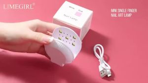 Mini Nail Dryer UV LED Lamp Machine Shell Single Finger Phototherapy Machine for Nails UV Gel Polish Quick Drying Manicure Tools