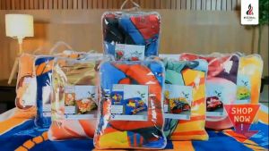 Selimut Lembut Internal Tebal Ukuran 160x200 Hangat dan Nyaman - Hello Kitty Sakura