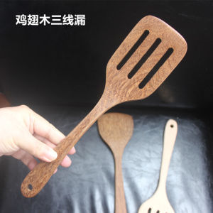 Long-Handled Wooden Spatula Non-Stick Pan Fried Food Chopsticks Chicken Wing Shaped Kitchen Cooking Utensils Wood Spoon