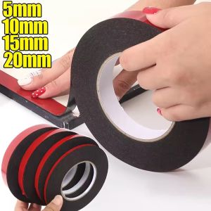 50M Double-sided Foam Sponge Tape PE Strong Adhesive Red Film Wall Mounting Fixing Traceless Sticker Car Interior High Adhesive Bonding