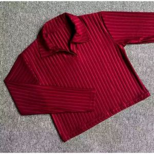 Kaos Polo HORNET Crop Top Premium / Polo Knit Longsleeve HORNET Wanita Casual
