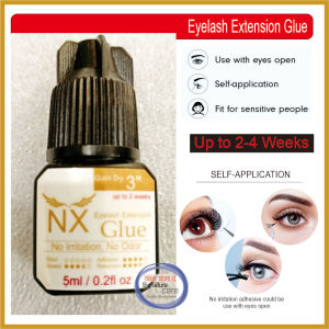 Eyelash Extension Glue Tahan 2-4 Minggu Lem Bulu Mata 5 ml TAHAN LAMA TIDAK PERIH Tidak Berbau Import (NX Glue)