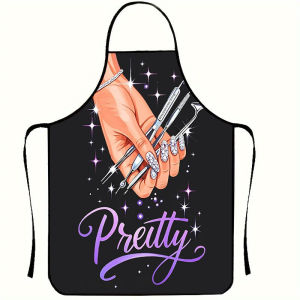 Personalized Nail Artist Apron Stain-Resistant & Durable Apron Essential for Nail Artists