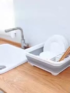 DISH DRAINER RACK - Rak Cuci Piring Lipat / Rak Pengering Cuci Piring