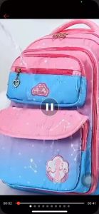 KENBAGS## 9611 BAGPACK FOR KIDS NYLON MATERIAL CARTOONS CHARACTER DESIGN WITH MULTI-FUNCTIONAL STRAP