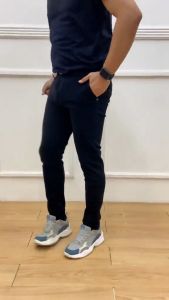 Celana Jeans Keren Pria Dewasa Slimfit Denim Hitam