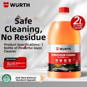 WURTH | Powerful Clean De-oiling Windshield Washer Concentrated Ethanol Universal