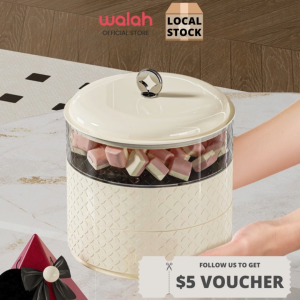 Light Luxury Sealed Storage Dried Fruit Plate Household Fruit Plate Candy Box Snack Box Three Layer