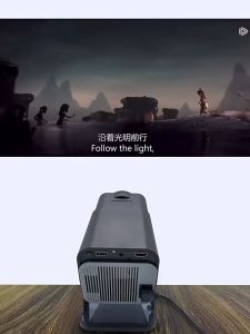 4K Native 1080P โปรเจ็คเตอร์ HY320 แอนดรอยด์11 H713 BT5.0 1080P 1980*1080P