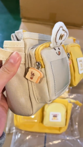 กระเป๋าดินสอผ้าแคนวาส ลายการ์ตูนหมี ใหญ่จุเยอะ ทนทาน สีไม่เลอะง่าย สำหรับนักเรียน