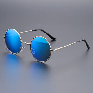 Retro round frame sunglasses for fashion trend suitable for parties music festivals and street photography to look young