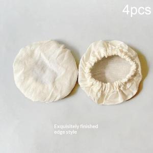 (New) 2/4/6Pcs Natural Unbleached Reusable Cotton Jar Strainer Cloths Safe For Home Brewing Juice Filter Daily Use