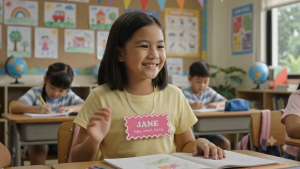 3d Printed Name Plate for students - Heavy Duty simple design