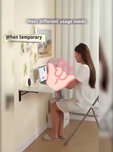 40/60/80/100CM Width Folding Table Space Saver Table Wall-mounted Table Dining Table Wall Shelf Computer Desk