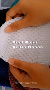 Promo Peci Rajut Nanas Kopiah Haji isi 200pcs