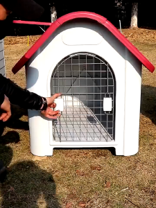 PaPaPet Dog House Bahay ng Aso Large lnsulated Kennel Durable Plastic Dog House Medium Outdoor Resistant Pet Crate