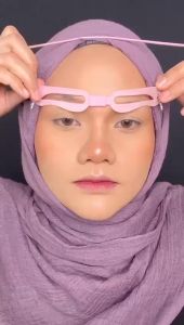 Cetakan Alis Eyebrow Stamp & Ruler Eyebrow Template