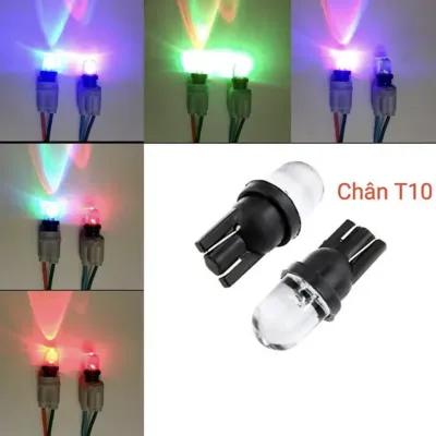 Bóng đèn xi nhan led xe máy led 7 màu nhấp nháy