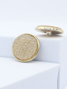 Luxurious Gold Metal Shiny Buttons for Shirt Coat Suit Skirt Decoration High Quality Dressmaking Accessories from China