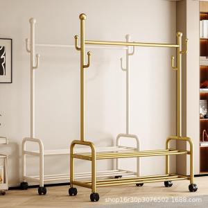 Easy Installation Floor-standing Clothes Rack For Balcony Dormitory Thickened