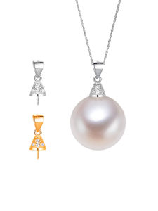 สร้อยคอรูปเพชรแท้ S925 ชุบทอง เครื่องประดับ DIY พร้อมหัวเข็มขัดรูปไข่มุก สีสันสดใส เครื่องประดับแฟชั่นสำหรับผู้หญิง