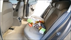 Car Back Seat Organizer Stowing Tidying Multi Pocket Felt Organiser Car Styling Back Seat Storage Pouch