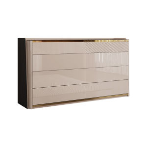 Luxury Italian Bedroom Jewelry Cabinet Bed-end 8-drawer Organizer Dressing Table