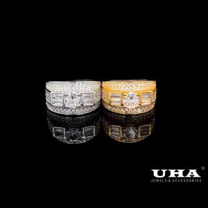 N787 Nhẫn nam đính đá CZ bản lớn sang trọng