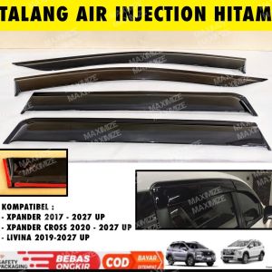 Talang Air Xpander / Cross 2017 Livina 2019 2024 2025 2026 2027 Side Visor Injection Hitam