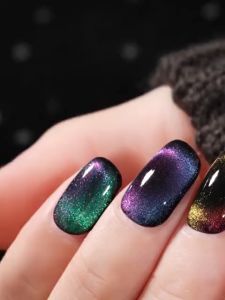 9D Cateye Crystal Galaxy GAOY สีแคทอาย มาใหม่ที่อยากแนะนำ ดึงสีง่าย สีชัดสุดๆ 7.3ml ยาทาเล็บ