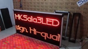 Running Text Merah 100x200cm Wifi Outdoor