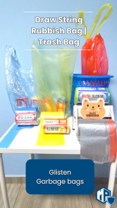 Drawstring trash bag | Trash Bag with Rope | Rubbish Bag Holder | Garbage Bag | Rubbish Bin | Trash Bin